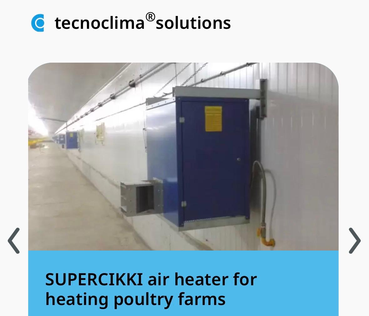 Tecnoclima equipment media